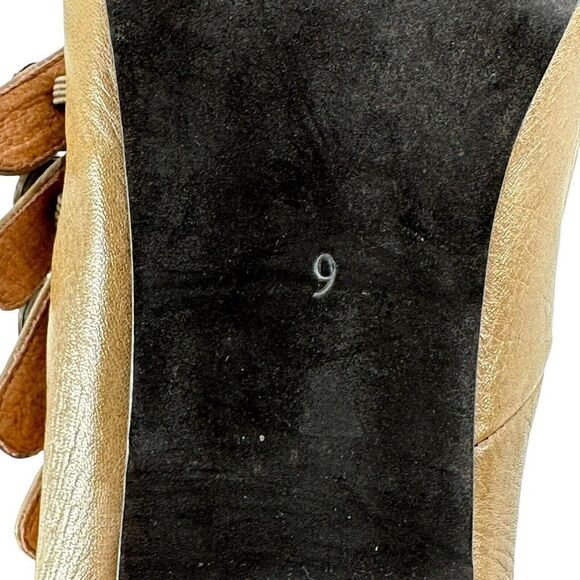 Jeffrey Campbell Heels Alberta Mary Jane Strappy Size 9 Brown Pin Up Retro Shoes - Picture 8 of 12